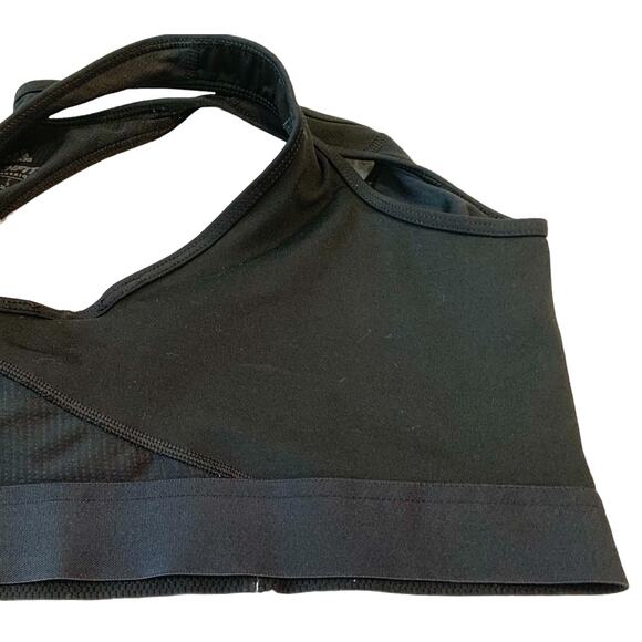 ADIDAS TECHFIT COMPRESSION CLIMACOOL SPORTS BRA, S (32C-32E and 34A-34C), BLACK - Picture 3 of 6